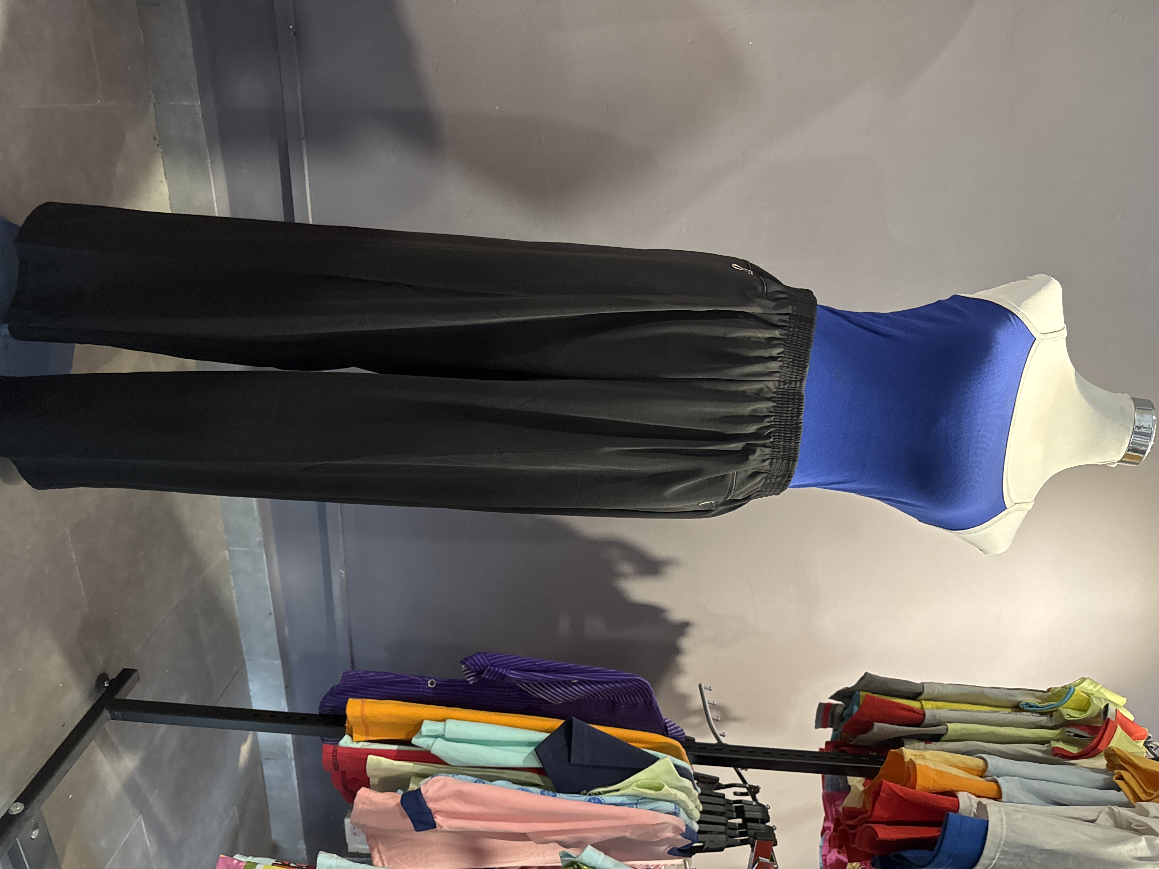 Black-RUBBER WAIST PANT (SELUAR PINGGANG BERGETAH)